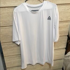 Reebok White Short Sleeve Tee Classic Crew Neck